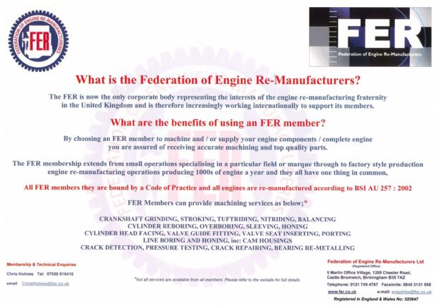 What is the Federation of Engine Remanufacturers?