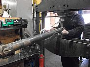 Brian replacing a UJ on a Mercedes Sprinter Propshaft