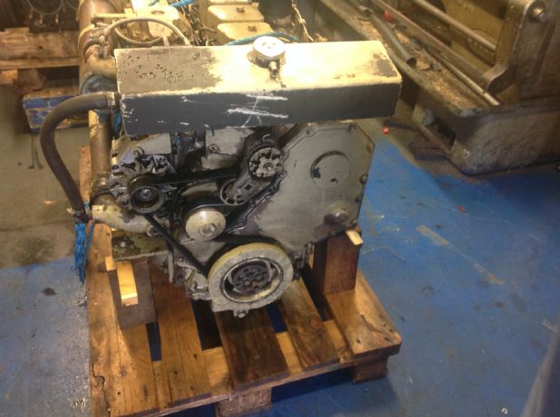 First Cummins 6B Engine as it arrived at Precision