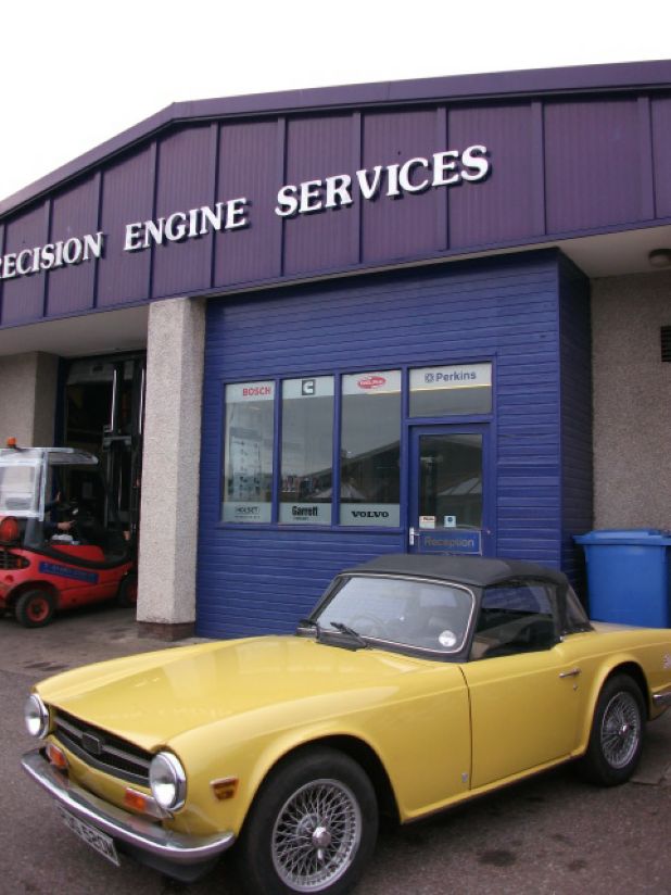 Triumph TR6 ready for collection